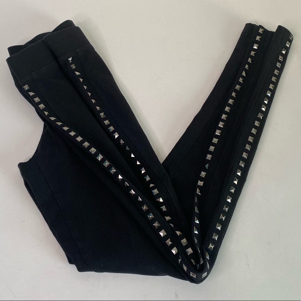 Express Embellished Black Leggings